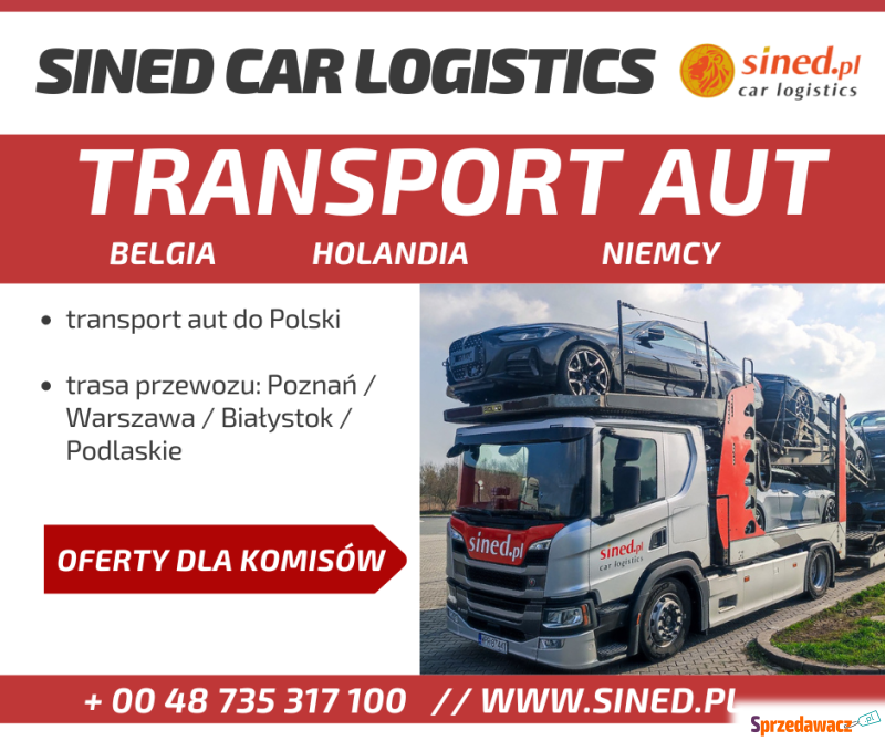 Transport samochodów z Belgii / z Holandii / z... - Transport, spedycja - Białystok