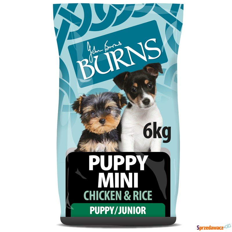Burns Puppy Mini, kurczak i ryż - 6 kg - Karmy dla psów - Częstochowa