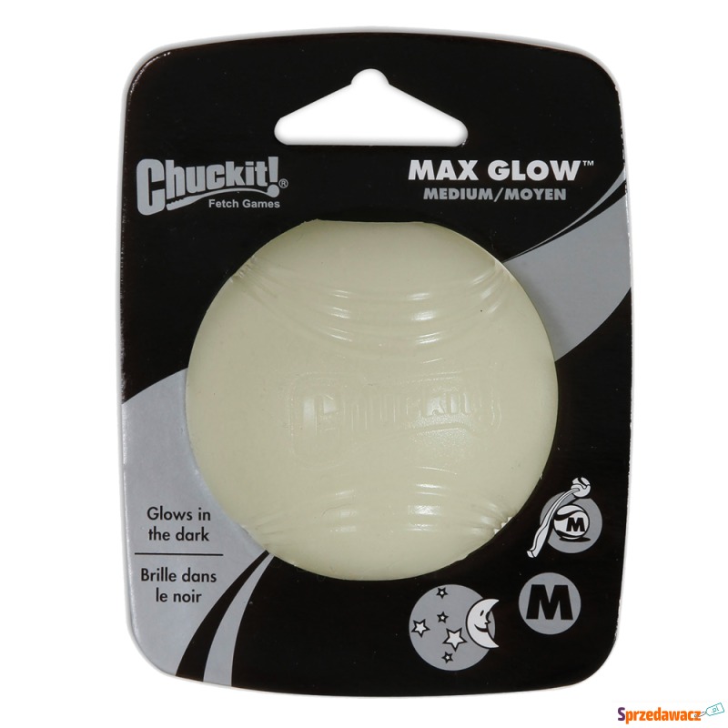 Chuckit! Max Glow Ball świecąca piłka dla psa... - Zabawki dla psów - Zielona Góra