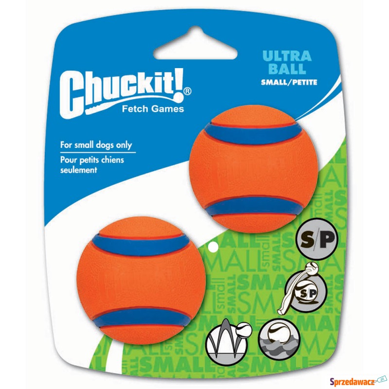 Chuckit! Ultra Ball S piłki dla psa - S, śr. 5,1... - Zabawki dla psów - Lubin