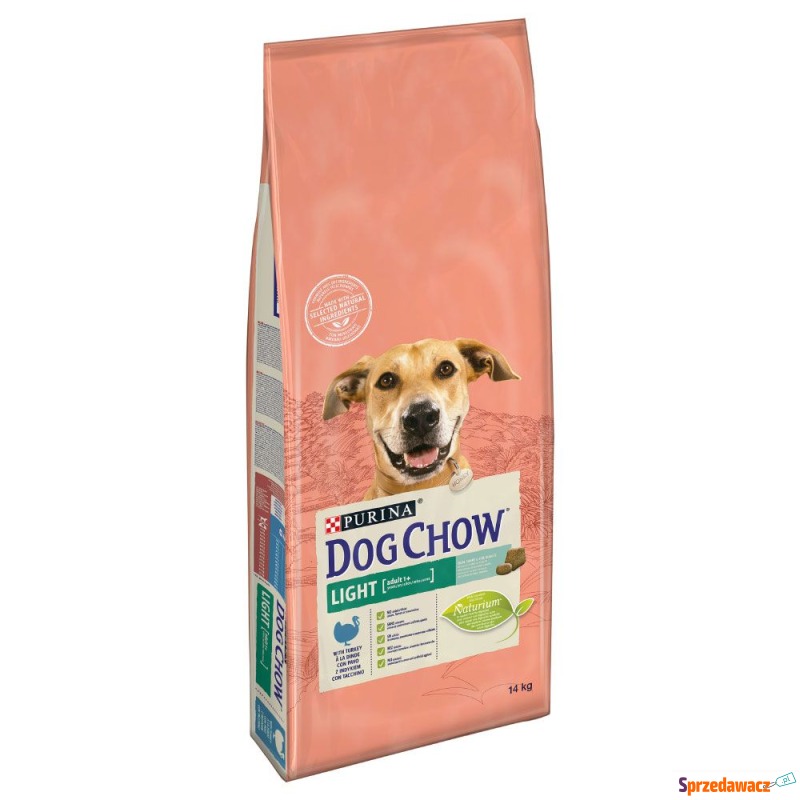 Dwupak PURINA Dog Chow, 2 x 14 kg - Adult Light... - Karmy dla psów - Piotrków Trybunalski
