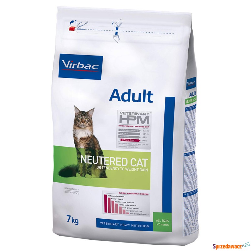 Virbac Veterinary HPM Adult Neutered dla kotów... - Karmy dla kotów - Rzeszów
