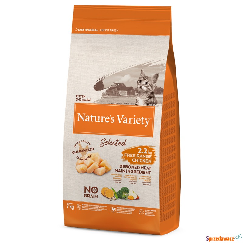 Nature's Variety Selected Kitten, kurczak z w... - Karmy dla kotów - Nowy Sącz