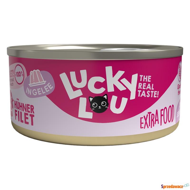 Lucky Lou Extrafood w galaretce 18 x 70 g - Filet... - Karmy dla kotów - Opole