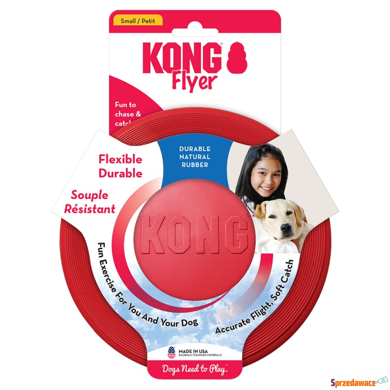 KONG Flyer frisbee dla psa - S: Ø 18 cm - Zabawki dla psów - Koszalin