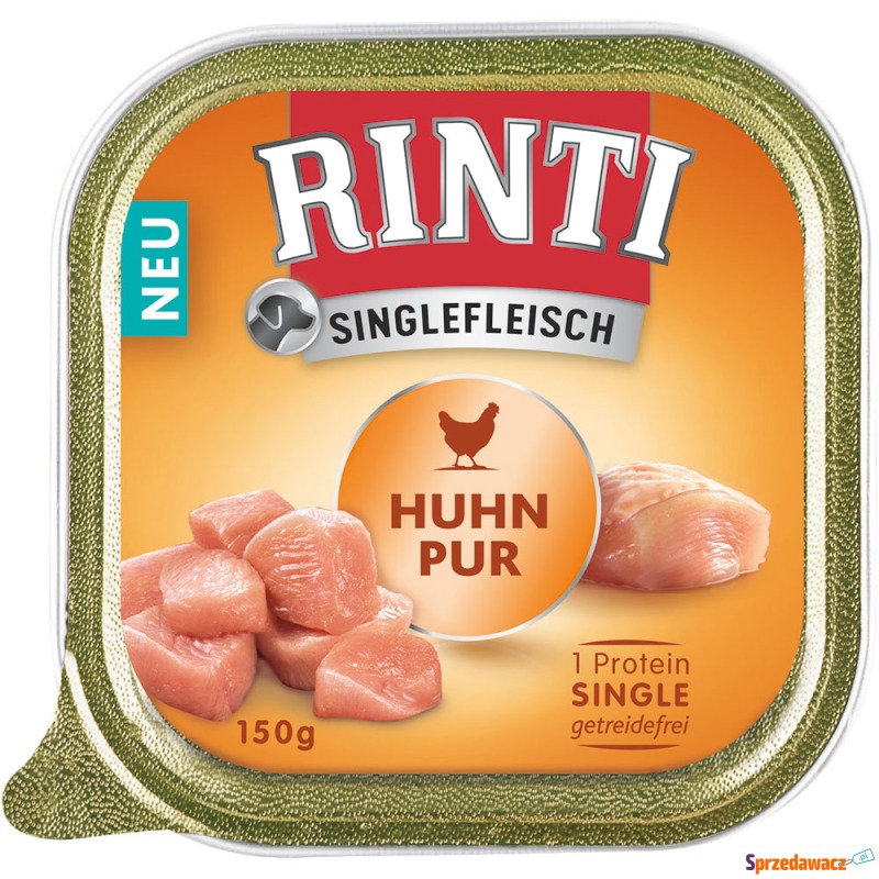 RINTI Singlefleisch, 10 x 150 g - Czyste mięso... - Karmy dla psów - Katowice