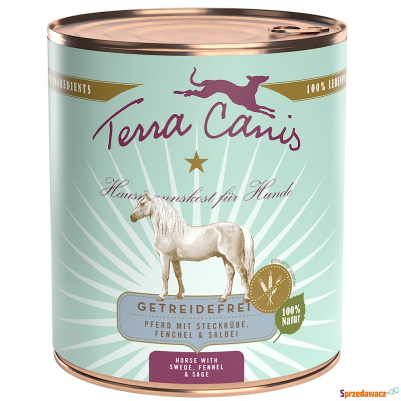 Terra Canis bez zbóż, 6 x 800 g - Konina z zi... - Karmy dla psów - Tychy