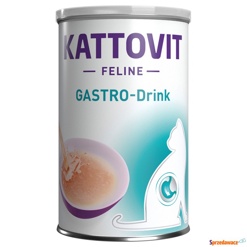 Kattovit Gastro-Drink - 24 x 135 ml, z kurczakiem - Akcesoria dla kota - Dąbrowa Górnicza