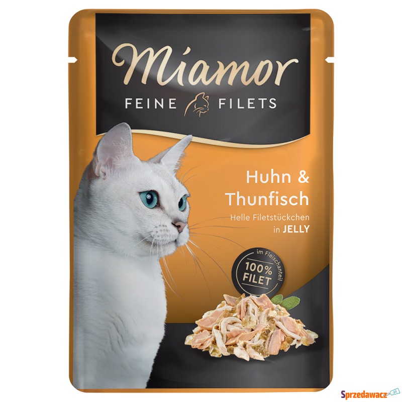 Megapakiet Miamor Feine Filets w saszetkach, 24... - Karmy dla kotów - Brodnica