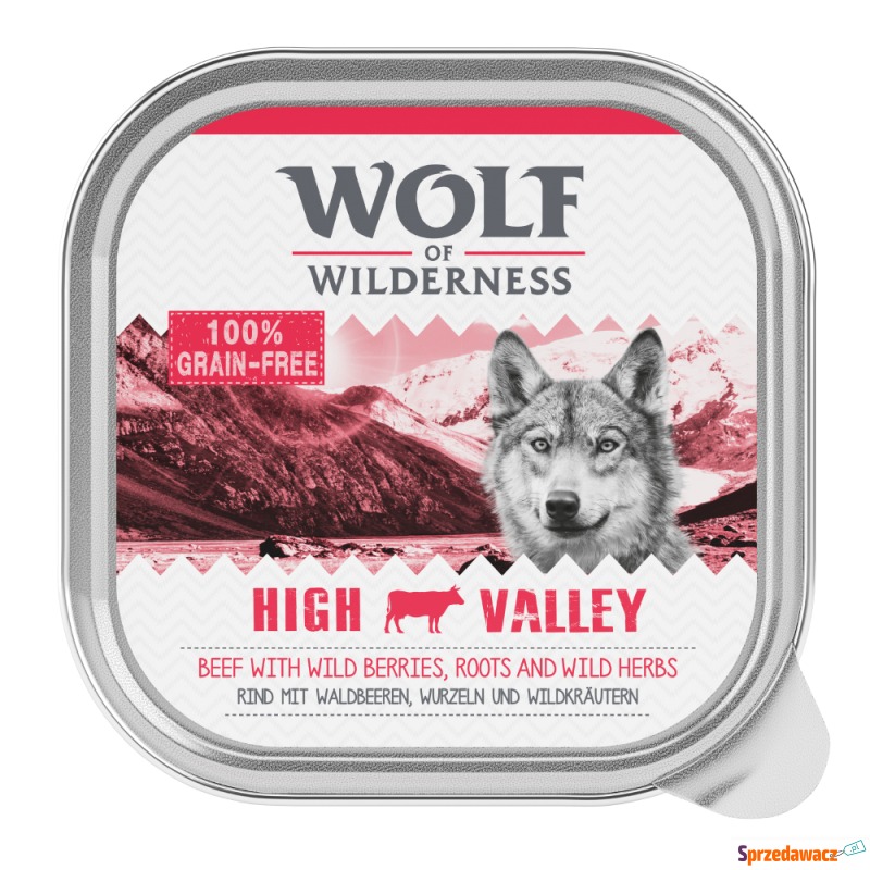 Wolf of Wilderness Adult, 6 x 300 g - High Valley... - Karmy dla psów - Poznań