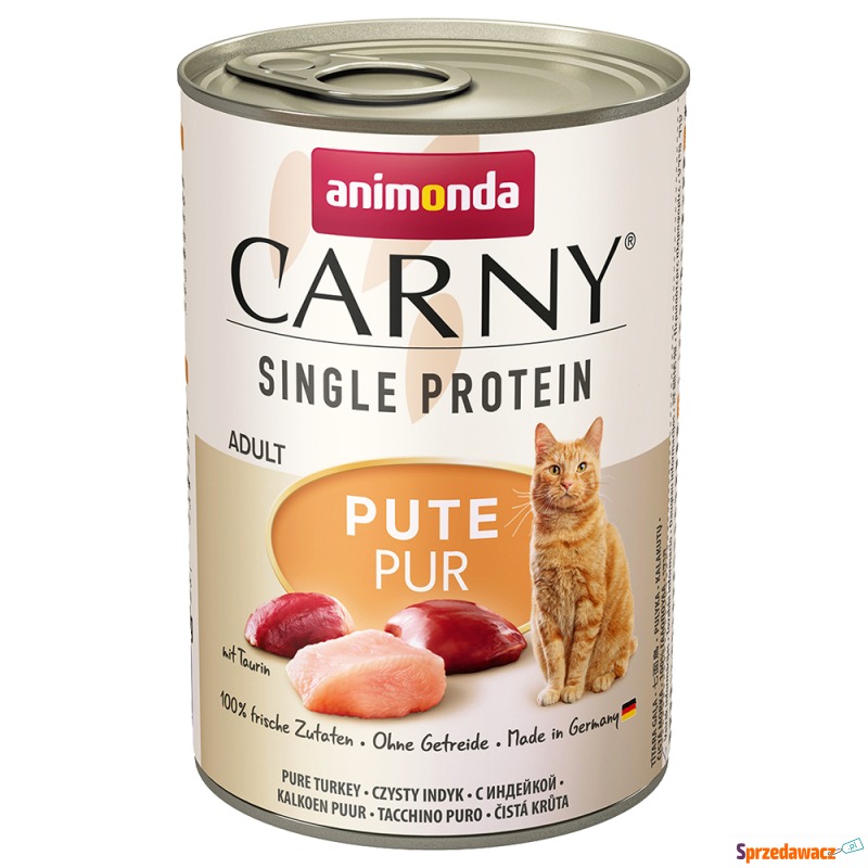 animonda Carny Single Protein Adult, 6 x 400 g... - Karmy dla kotów - Grudziądz