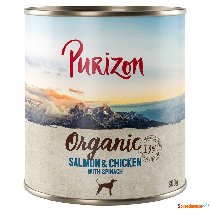 Korzystny pakiet Purizon Organic, 24 x 800 g -... - Karmy dla psów - Jelenia Góra