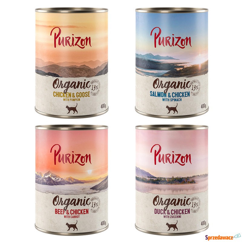 Korzystny pakiet Purizon Organic, 24 x 400 g -... - Karmy dla kotów - Łódź