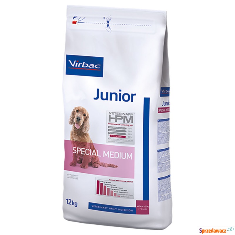 Virbac Veterinary HPM Junior Special Medium dla... - Karmy dla psów - Gdynia