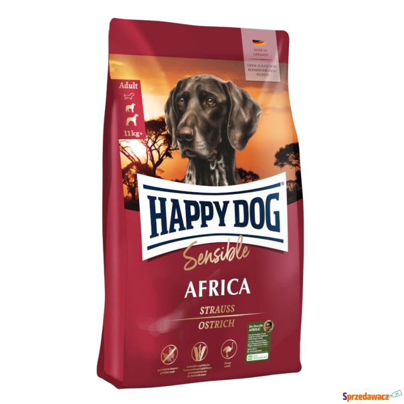 Dwupak Happy Dog Supreme - Afryka, 2 x 12,5 kg - Karmy dla psów - Rąty