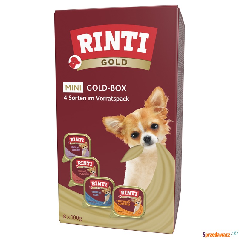 Pakiet mieszany RINTI Gold Mini, 8 x 100 g -... - Karmy dla psów - Nysa