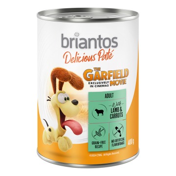 Edycja specjalna: Briantos Delicious Paté “The Garfield Movie” - Jagnięcina z marchewką, 400 g