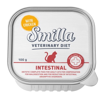 Smilla Veterinary Diet Intestinal, kurczak - 8 x 100 g
