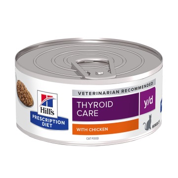 Hill's Prescription Diet Feline y/d Thyroid Care - 12 x 156 g