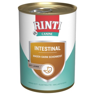 RINTI Canine Intestinal z jagnięciną, 400 g - 24 x 400 g