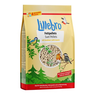 Lillebro Fettpellets, granulki tłuszczowe z owadami - 3 kg