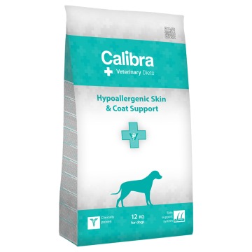 Calibra Veterinary Diet Dog Hypoallergenic Skin & Coat, łosoś - 2 x 12 kg