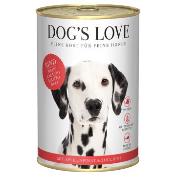 Dog's Love Adult 6 x 400 g - Wołowina