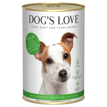 Dog's Love Adult 6 x 400 g - Dziczyzna
