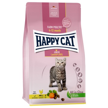 Happy Cat Supreme Junior, drób wiejski - 2 x 10 kg