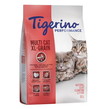 Tigerino Performance Multi Cat XL-Grain - zapach pudru dla dzieci - 2 x 12 l