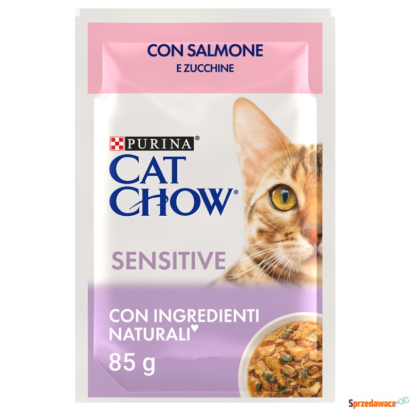 Korzystny pakiet Cat Chow 52 x 85 g - Sensitive... - Karmy dla kotów - Szczecinek