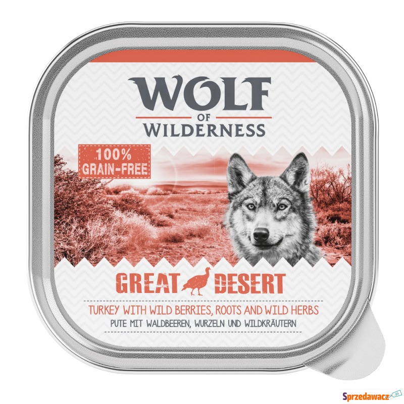 Wolf of Wilderness Adult, 6 x 300 g - Great Desert... - Karmy dla psów - Lublin