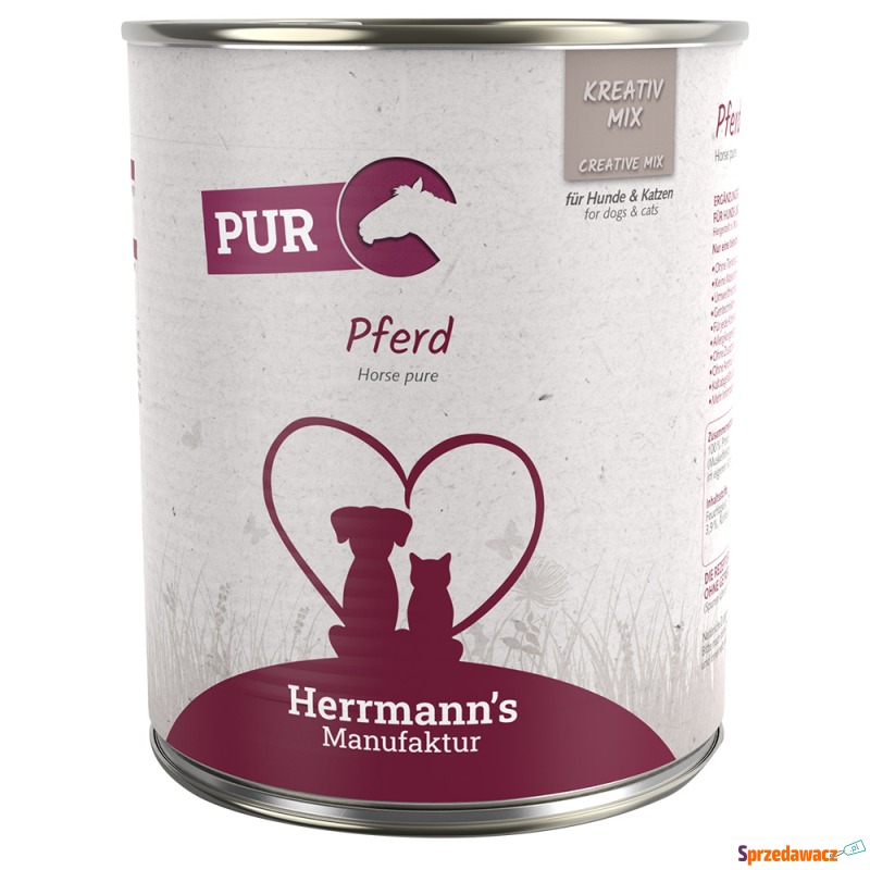 Korzystny pakiet Herrmann's Bio PUR, 12 x 800... - Karmy dla psów - Łódź