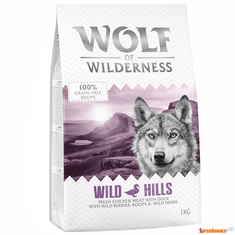 Wolf of Wilderness Adult „Wild Hills”, kaczka... - Karmy dla psów - Wałbrzych