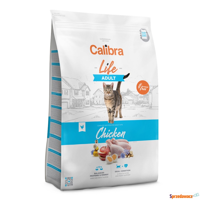 Calibra Cat Life Adult, kurczak - 2 x 6 kg - Karmy dla kotów - Poznań