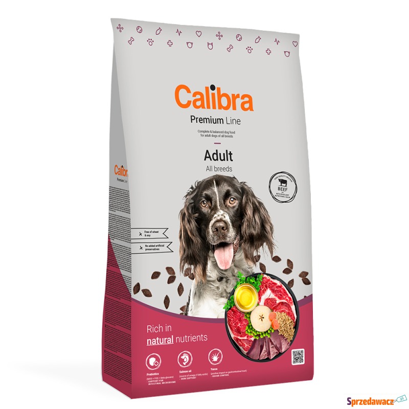 Calibra Dog Premium Line Adult Wołowina - 12 kg - Karmy dla psów - Radom