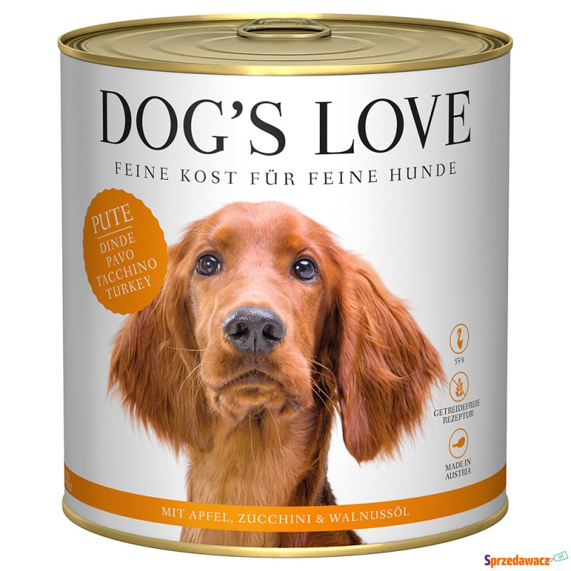 Dog's Love Adult 6 x 800 g - Indyk - Karmy dla psów - Bytom