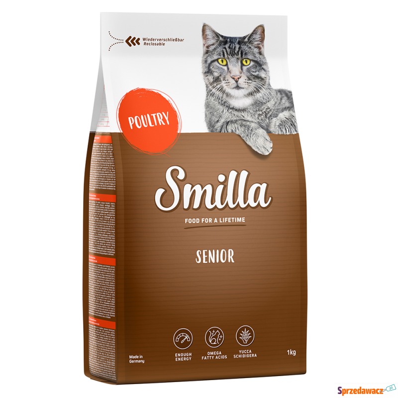 Smilla Senior Drób - 1 kg - Karmy dla kotów - Elbląg
