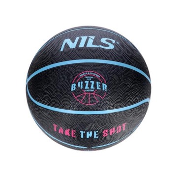 Piłka do koszykówki Nils buzzer npk251 rozm. 5 - czarna