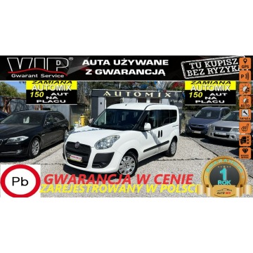 Fiat Doblo - 1.4 Benz / 194Tyś udok. przebieg, * Nowy Rozrząd ! * Navi* Gwarancja !