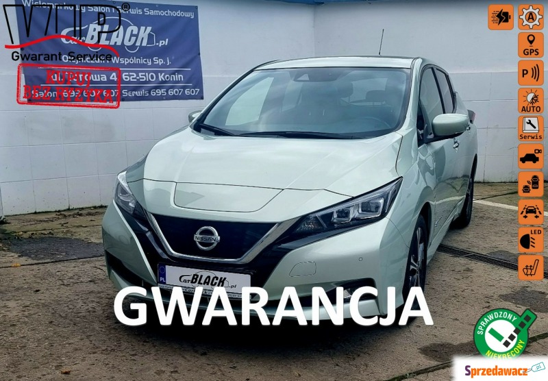 Nissan Leaf 2019,  0.0 zasilanie elektryczne - Na sprzedaż za 69 850 zł - Konin