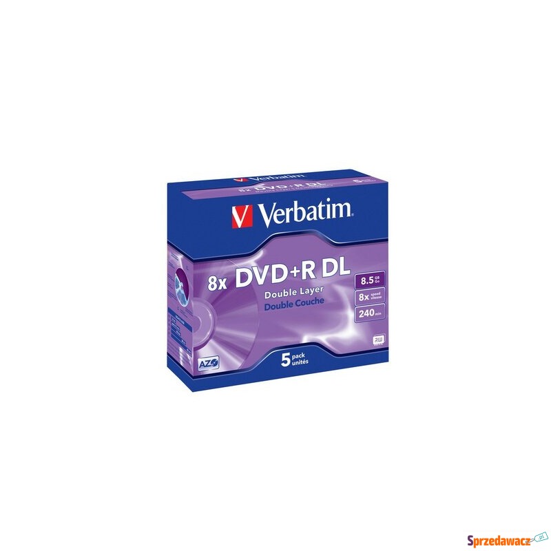 DVD+R DL Verbatim 8x 8.5GB (Jewel Case 5) MATT... - Pozostałe - Zielona Góra