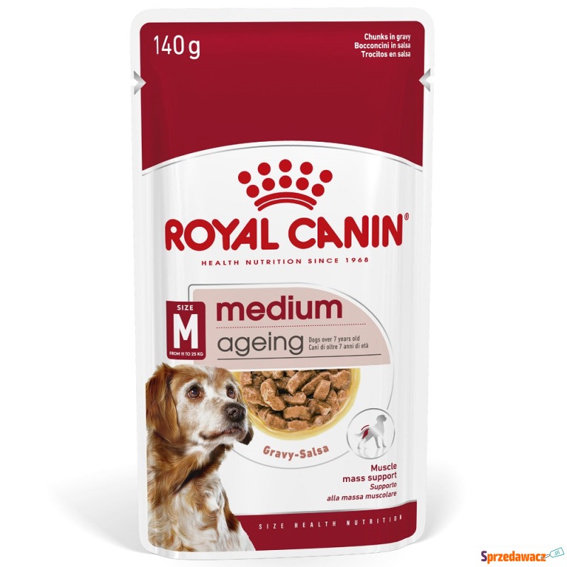 Royal Canin Medium Ageing 10+, w sosie - 20 x... - Karmy dla psów - Bielsko-Biała