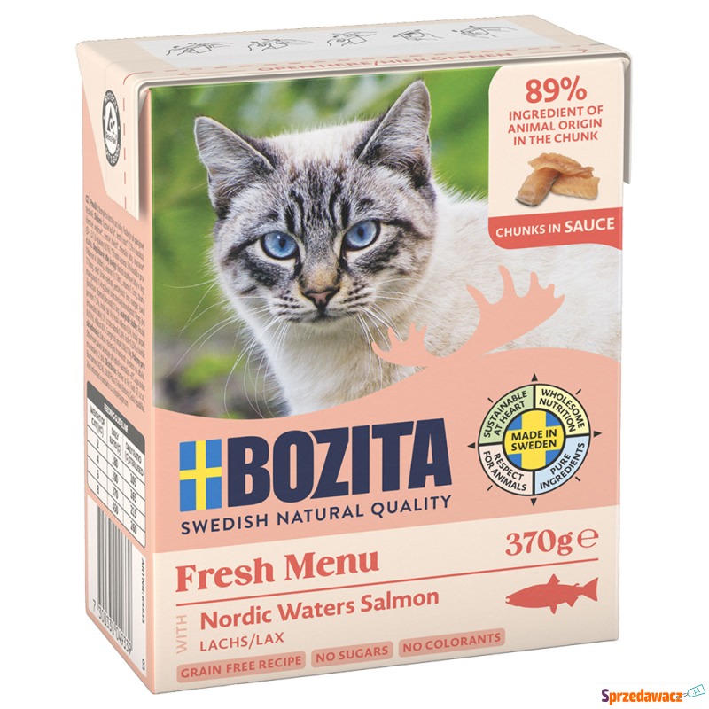 Megapakiet Bozita Tetra w sosie, 24 x 370 g -... - Karmy dla kotów - Konin