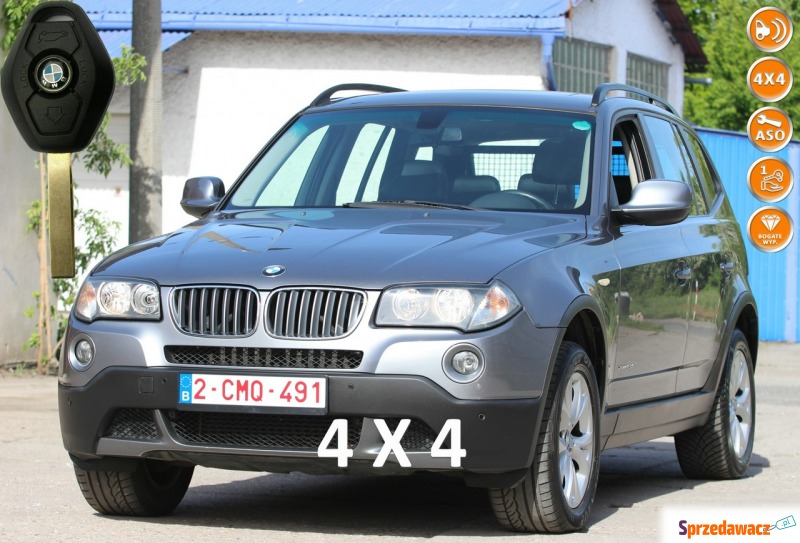 BMW X3 - 2010r. 2.0 Diesel 177KM 4x4 napęd PÓ... - Samochody osobowe - Nysa