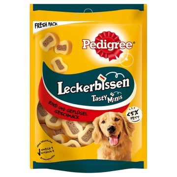 Pedigree Leckerbissen, przysmak dla psa - Wołowina i drób, 155 g