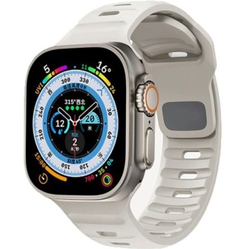 Pasek Tech-Protect Iconband Line do Apple Watch 49/45/44/42 mm, jasnoszary
