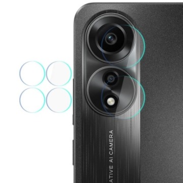 Osłona na aparat 3mk Lens Protection do Oppo A78 4G, 4 zestawy