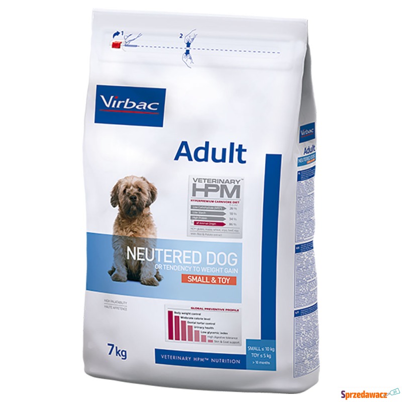 Virbac Veterinary HPM Adult Neutered Small & Toy... - Karmy dla psów - Bytom