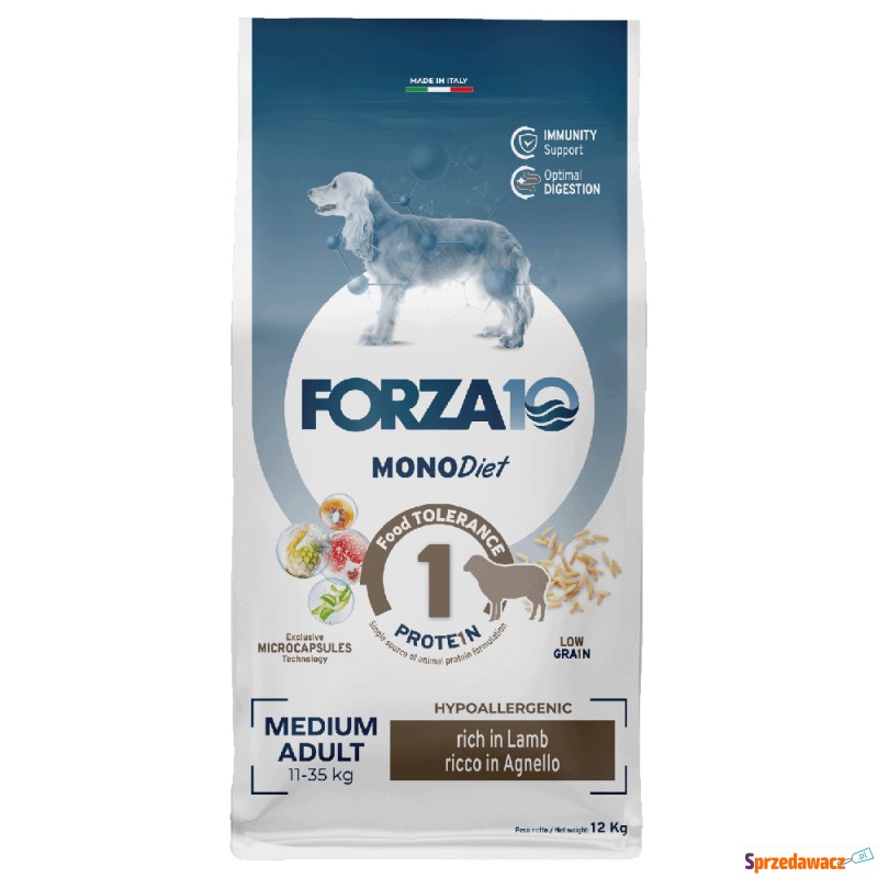 Forza 10 Medium Diet Lamb dla psów - 12 kg - Karmy dla psów - Żagań